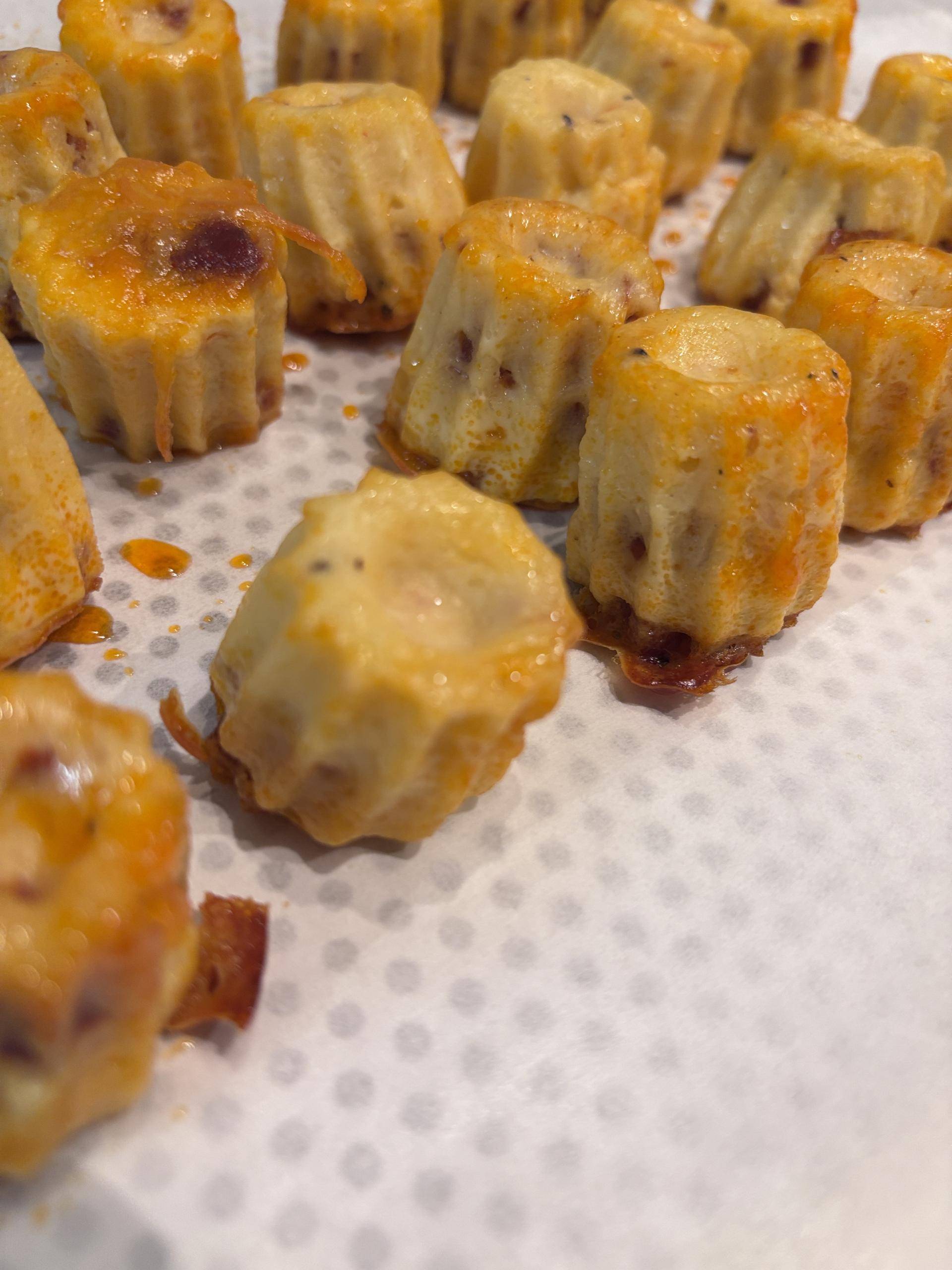Mini cannelés Chorizo - Recette Cake Factory Infinity | Tefal