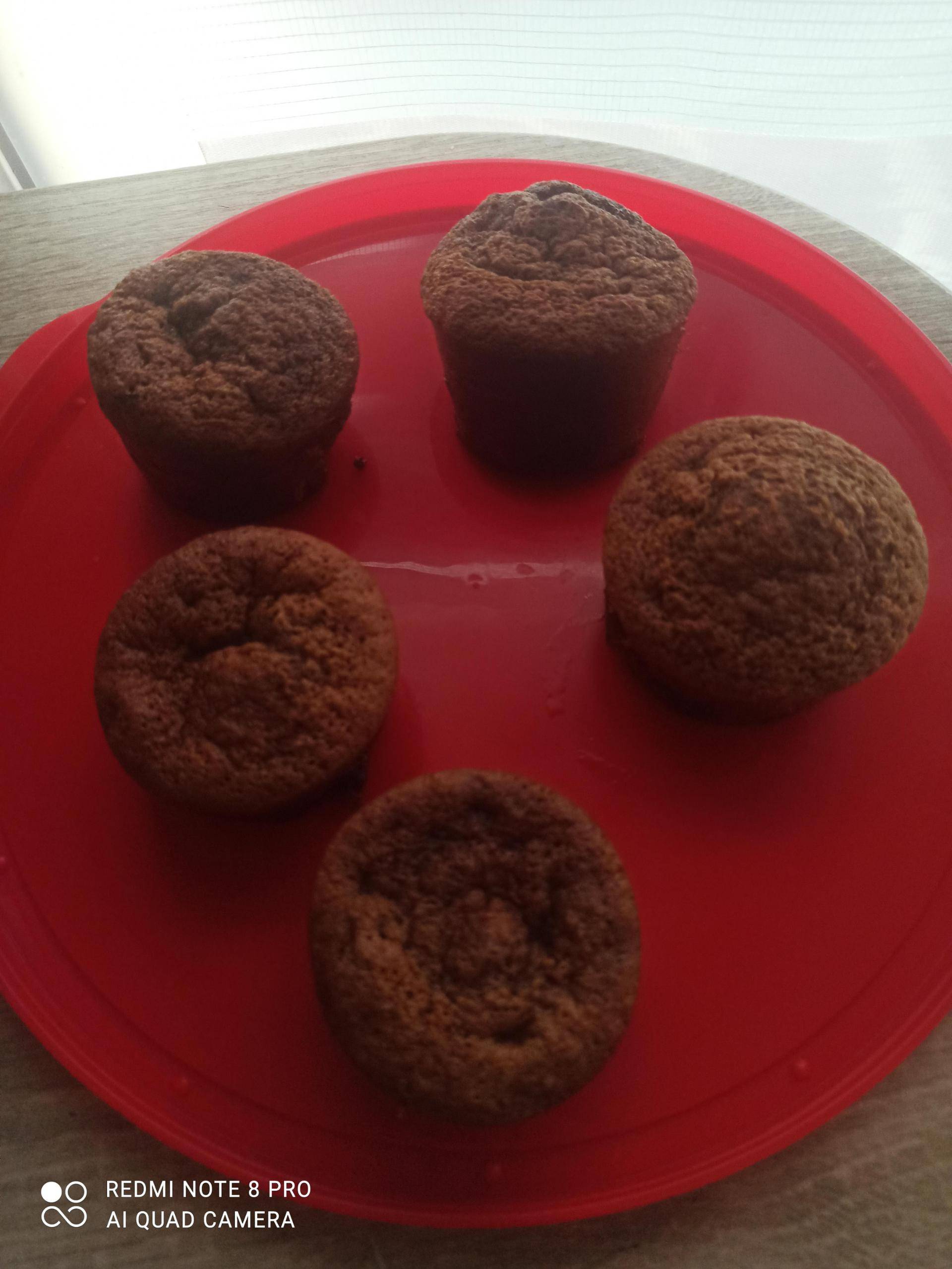 Muffin praliné coeur coulant chocolat blanc - Recette Cake Factory | Tefal