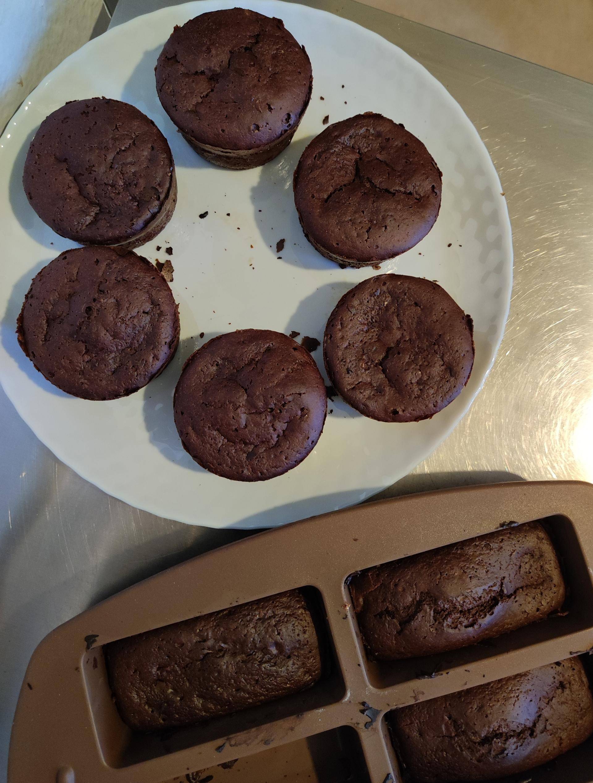 9 gâteau individuelle chocolat, yaourt et fromage blanc - Recette Cake Factory | Tefal