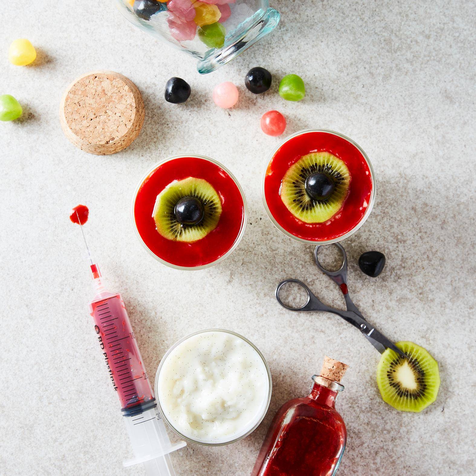 Rijstpudding met coulis van rode bessen - Recette Cake Factory | Tefal