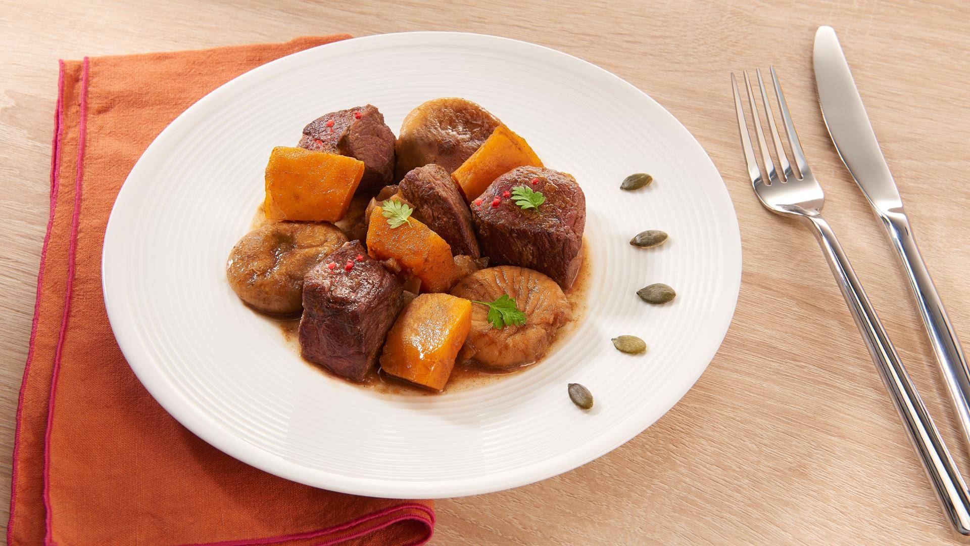 Tajine de canard à la courge et figues - Recette Poêles et Casseroles | Tefal