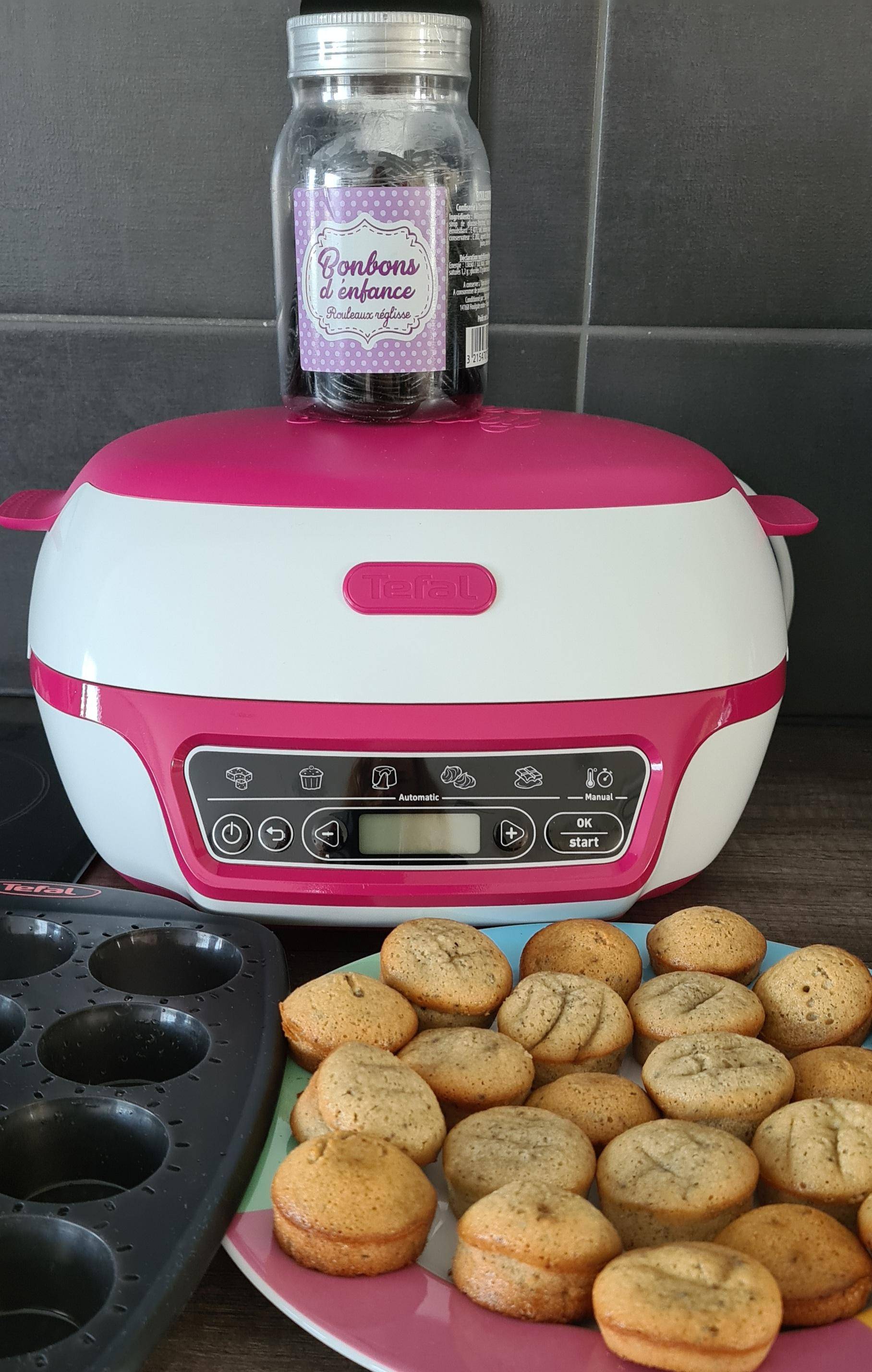 Financiers façon réglisse - Recette Cake Factory | Tefal