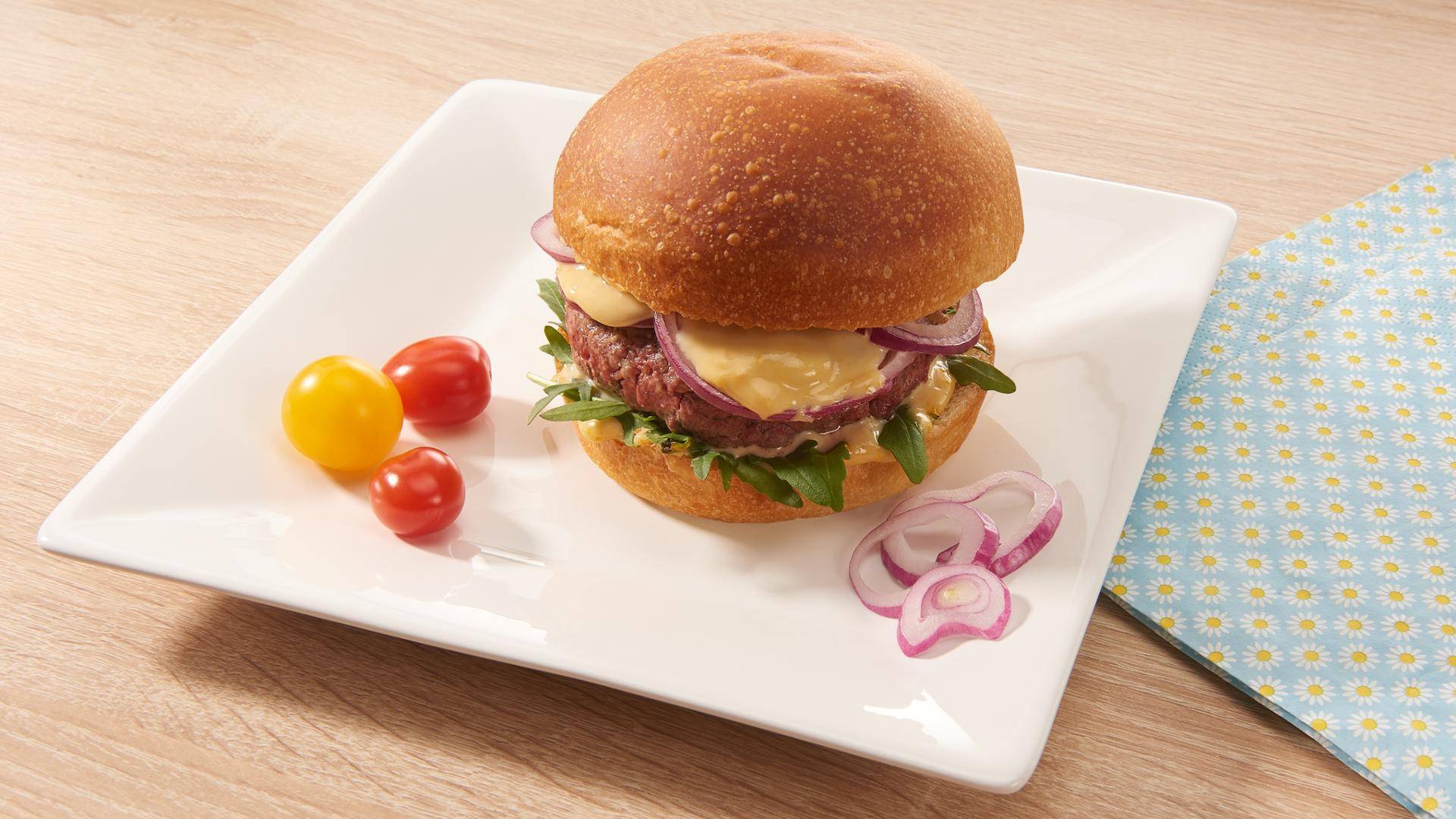 Burgers de canard à la roquette et au parmesan - Recette Poêles et Casseroles | Tefal