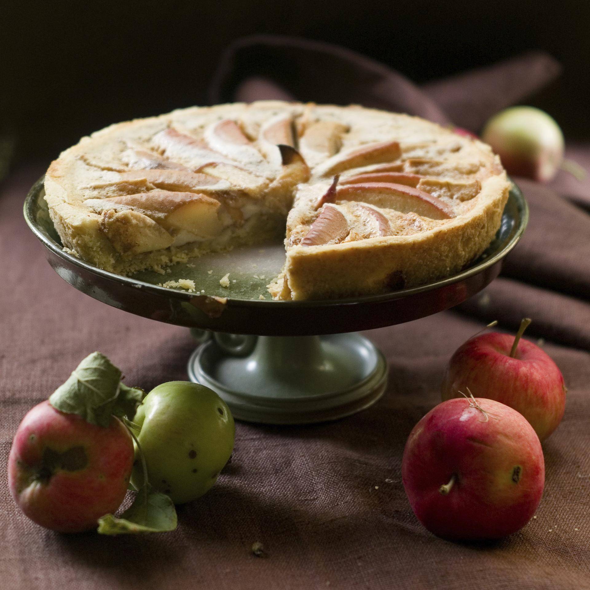 Tarte alsacienne à la pomme - Recette Balance de cuisine | Tefal
