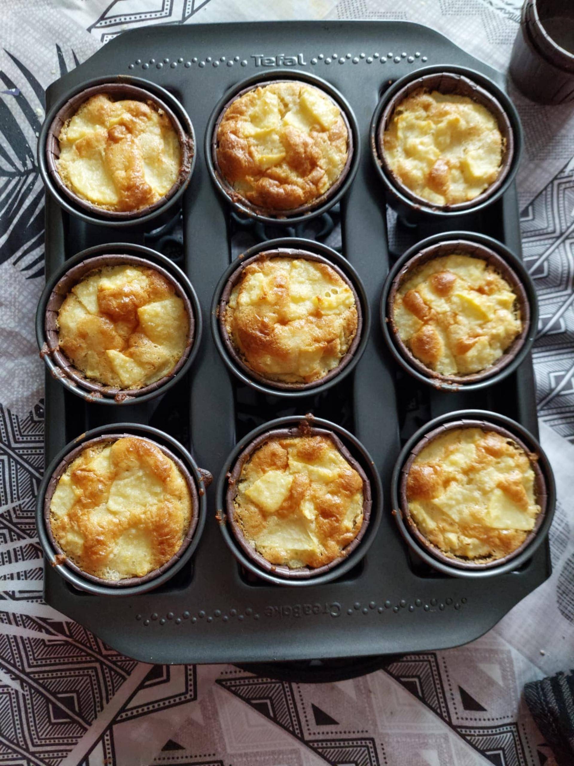 Muffins pommes amandes - Recette Moules à gâteaux | Tefal