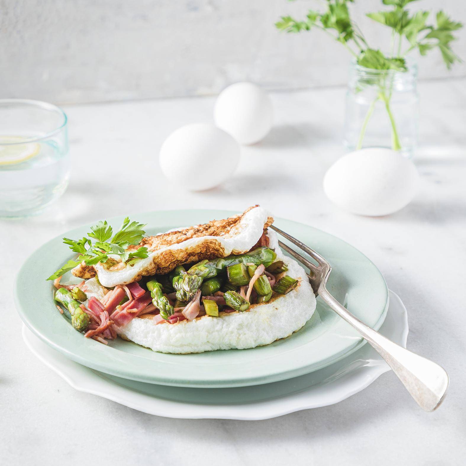 Omelette nuage aux blancs d’œufs - Recette Poêles et Casseroles | Tefal