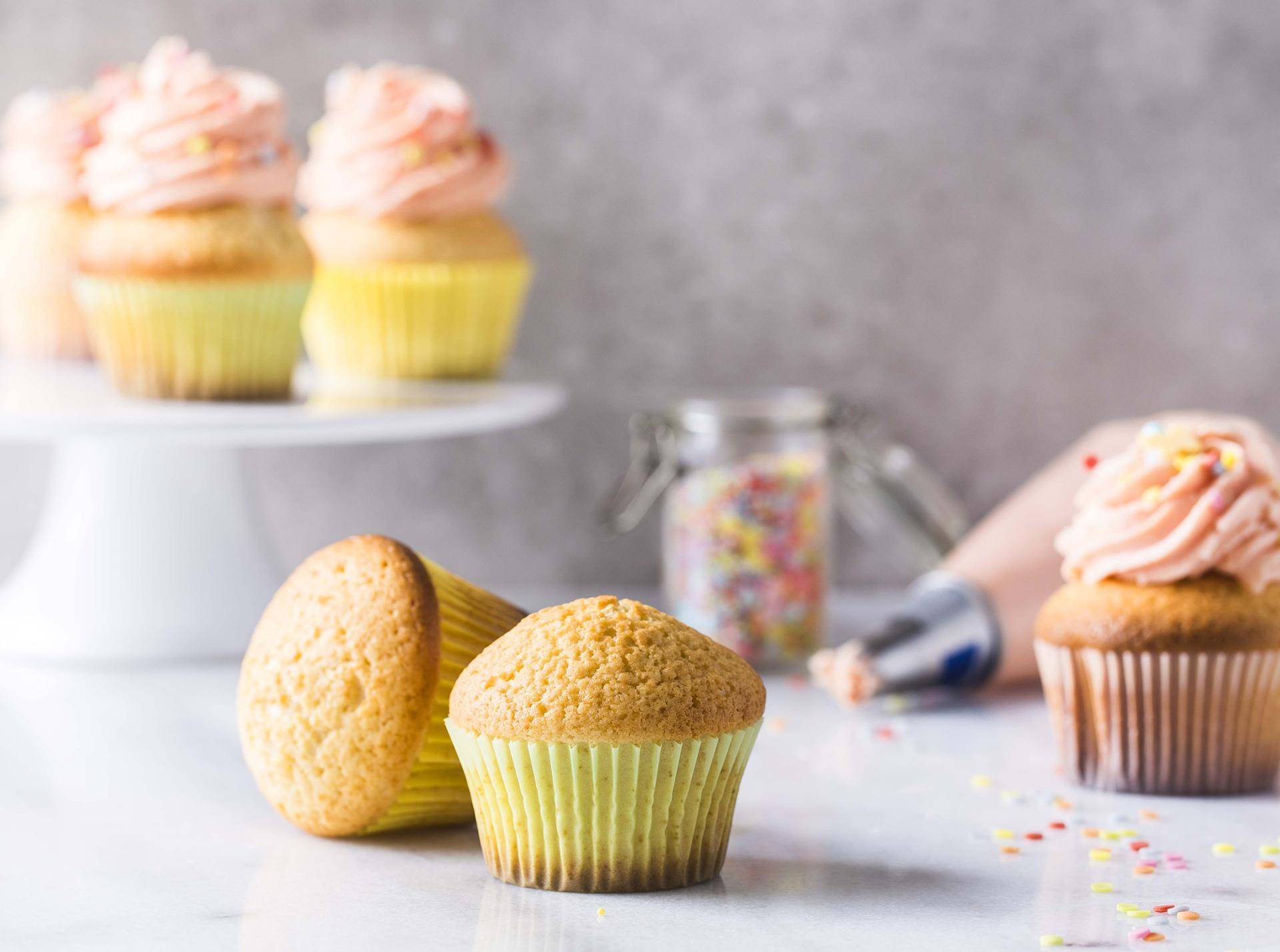 Cupcakes nature - Recette Cake Factory | Tefal