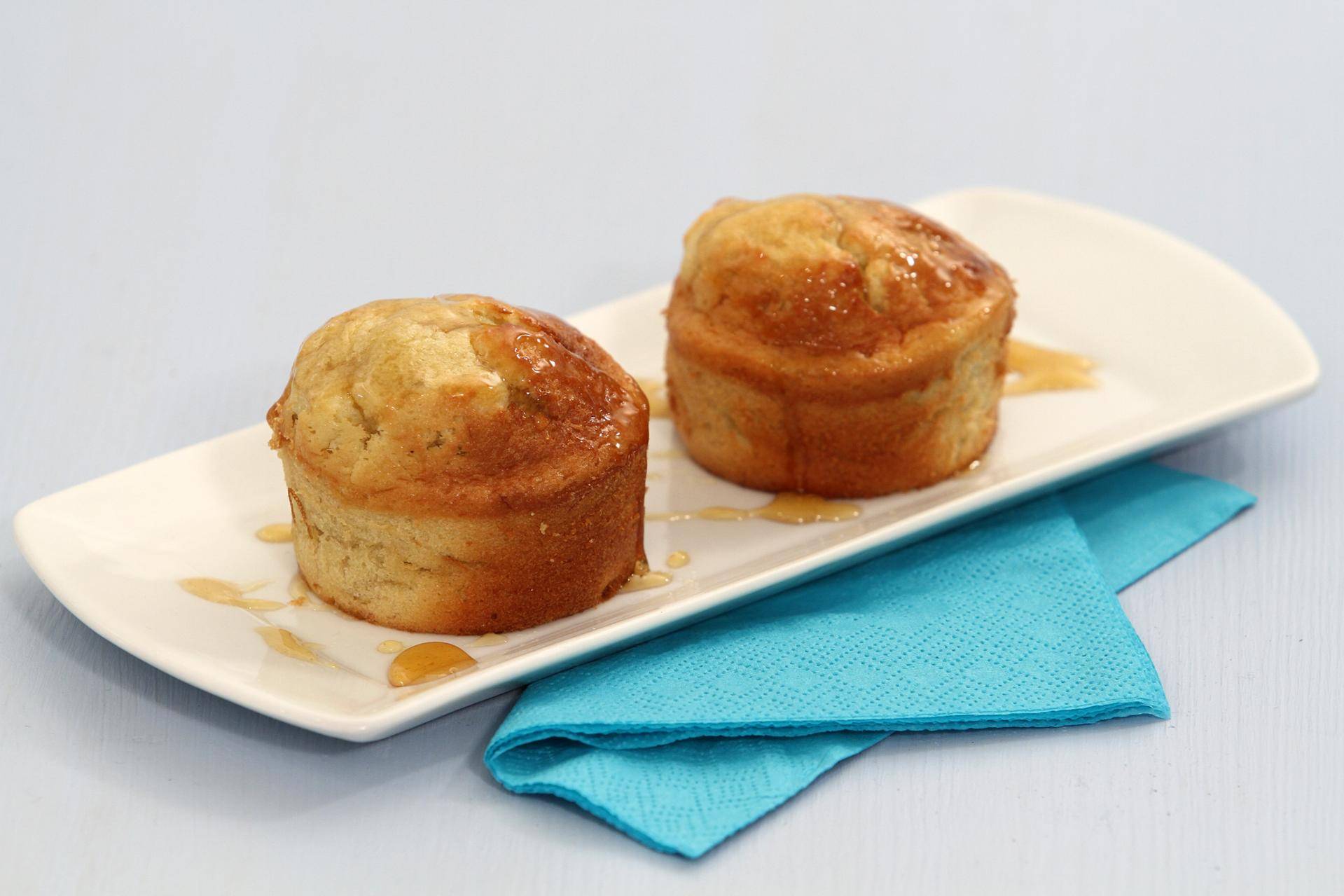 Mini-cake à la banane, caramel de miel - Recette Balance de cuisine | Tefal