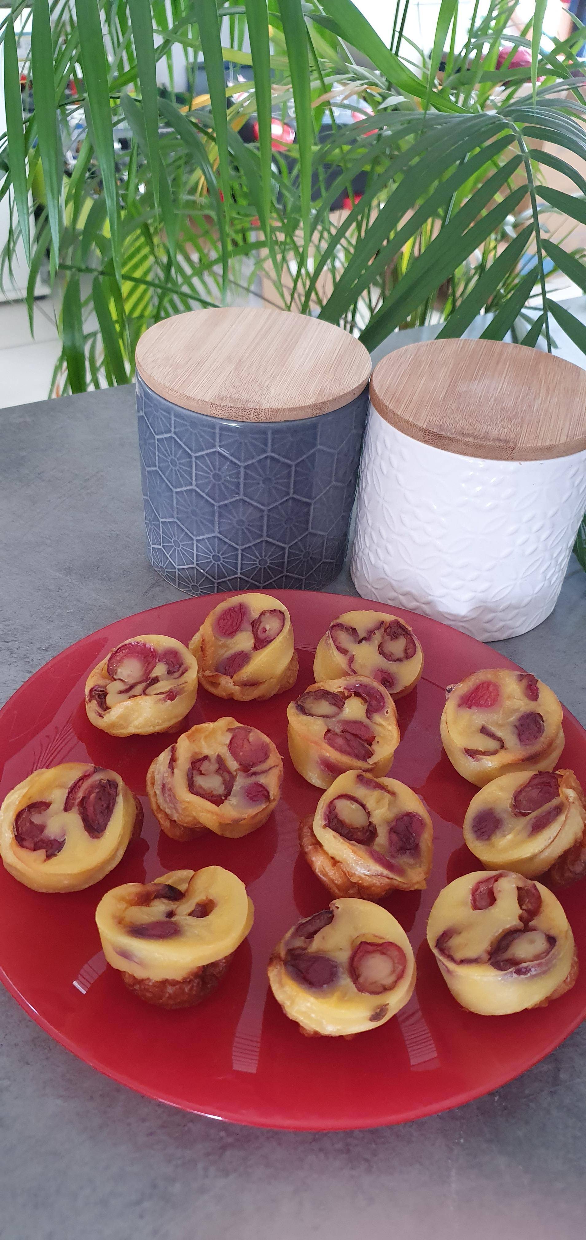 Minni clafoutis cerise - Recette Cake Factory | Tefal