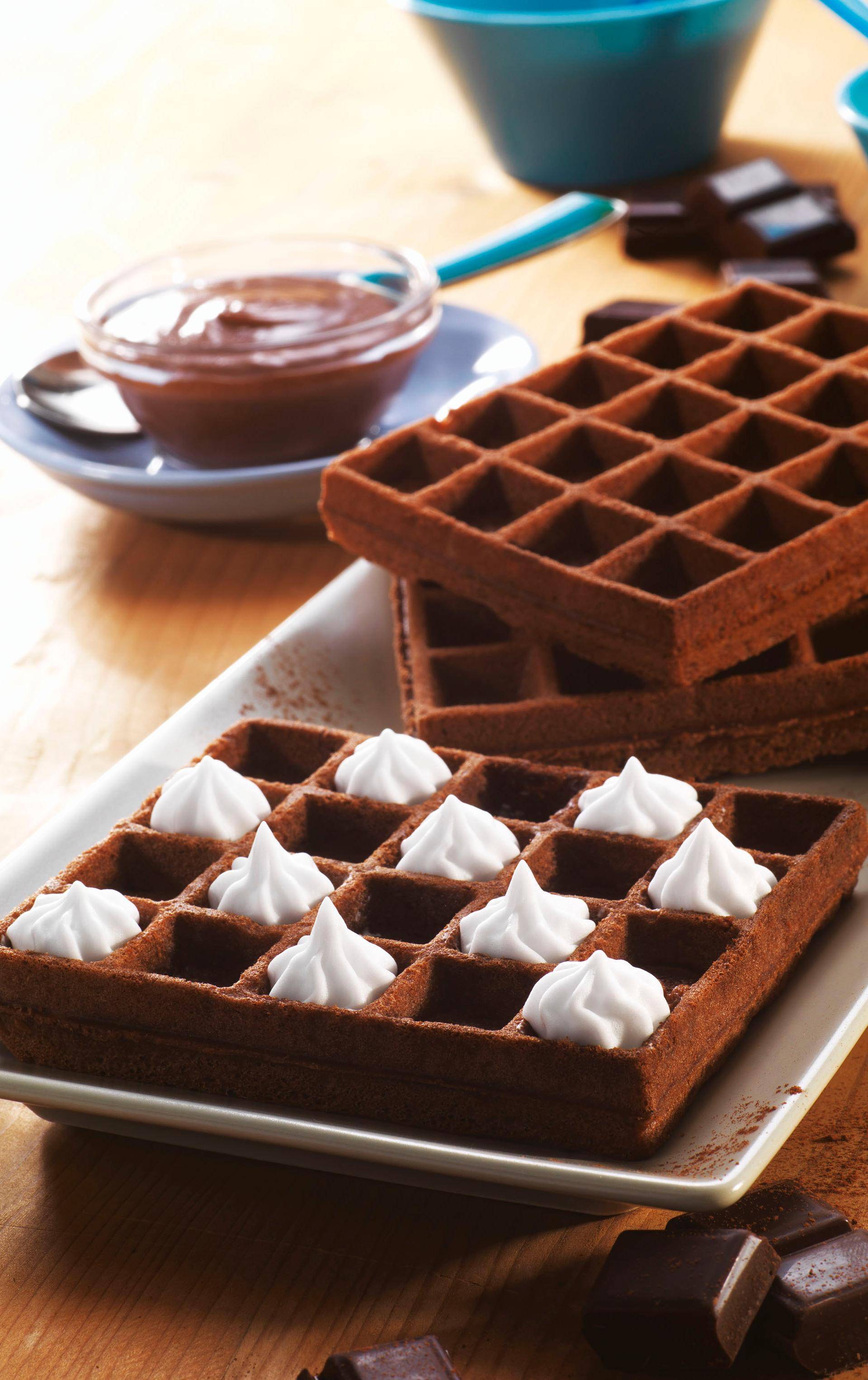Gaufres au chocolat - Recette Snack Collection MECHANICAL | Tefal