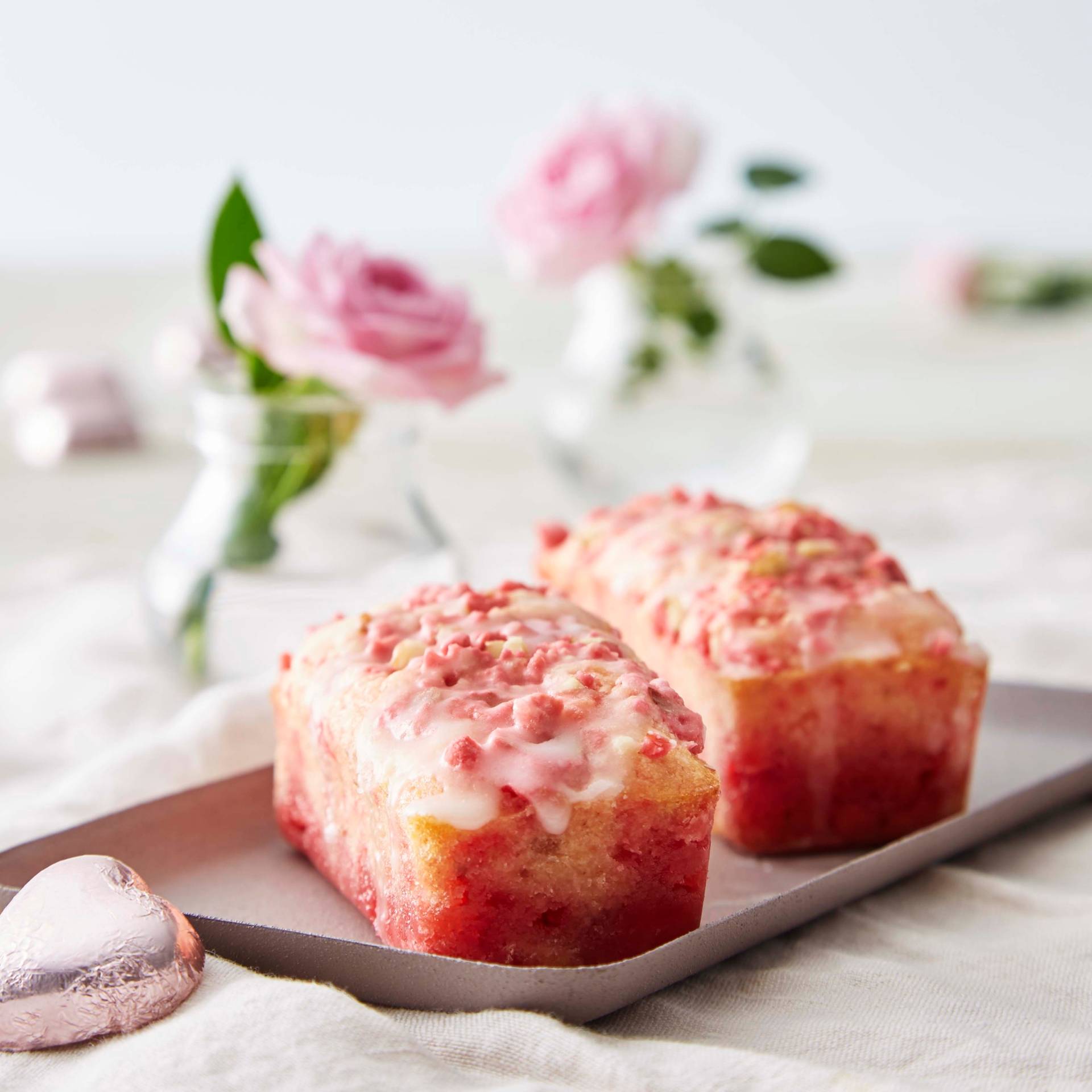 Cakes au citron et praline rose - Recette Cake Factory | Tefal