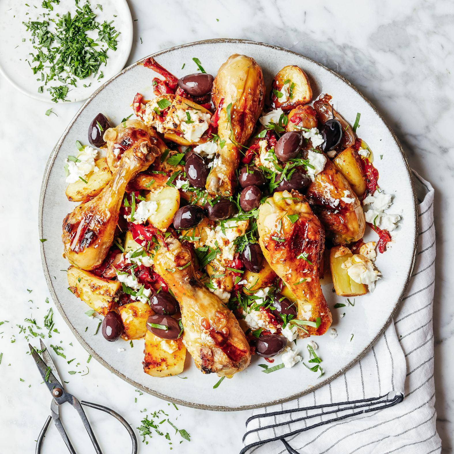 Fetakip met olijven en aardappelen - Recette OptiGrill 4in1 | Tefal