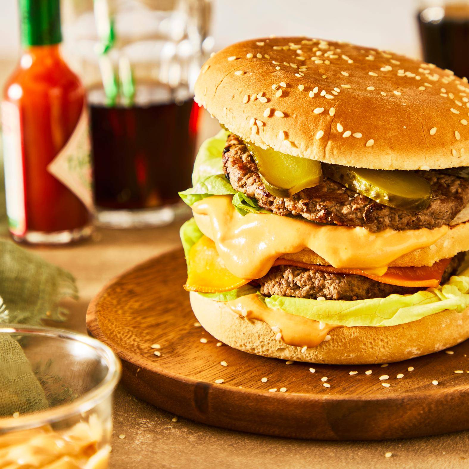 Burger façon Big Mac - Recette OptiGrill 2in1 | Tefal
