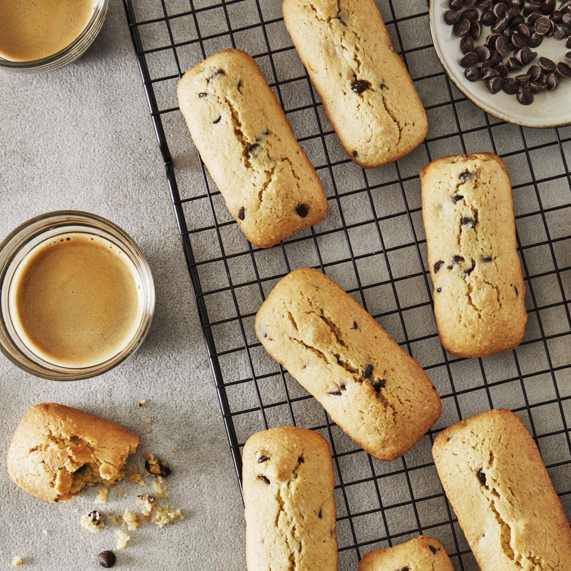 Financiers aux pépites de chocolat - Recette Moules à gâteaux | Tefal