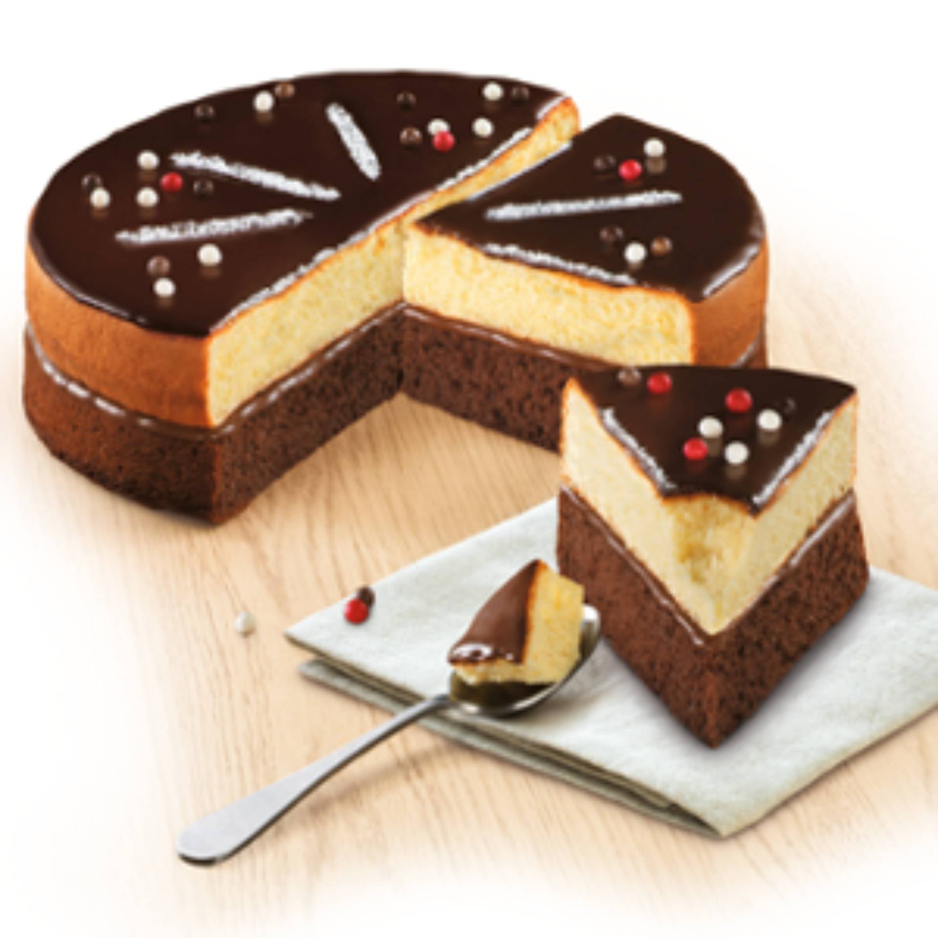 Gâteau bicolore fourré au chocolat - Recette Moules à gâteaux | Tefal