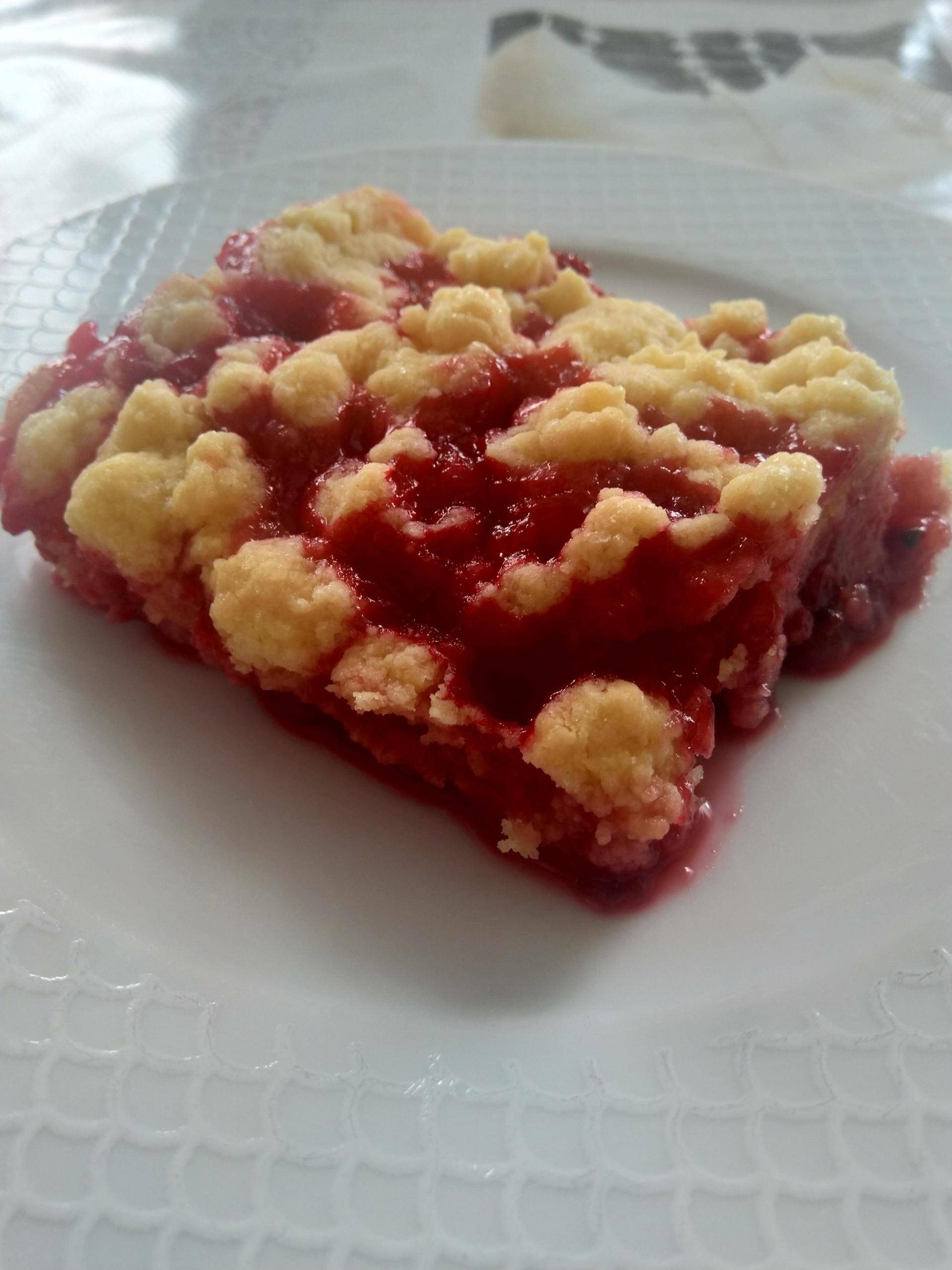 Crumble aux groseilles - Recette Cake Factory | Tefal