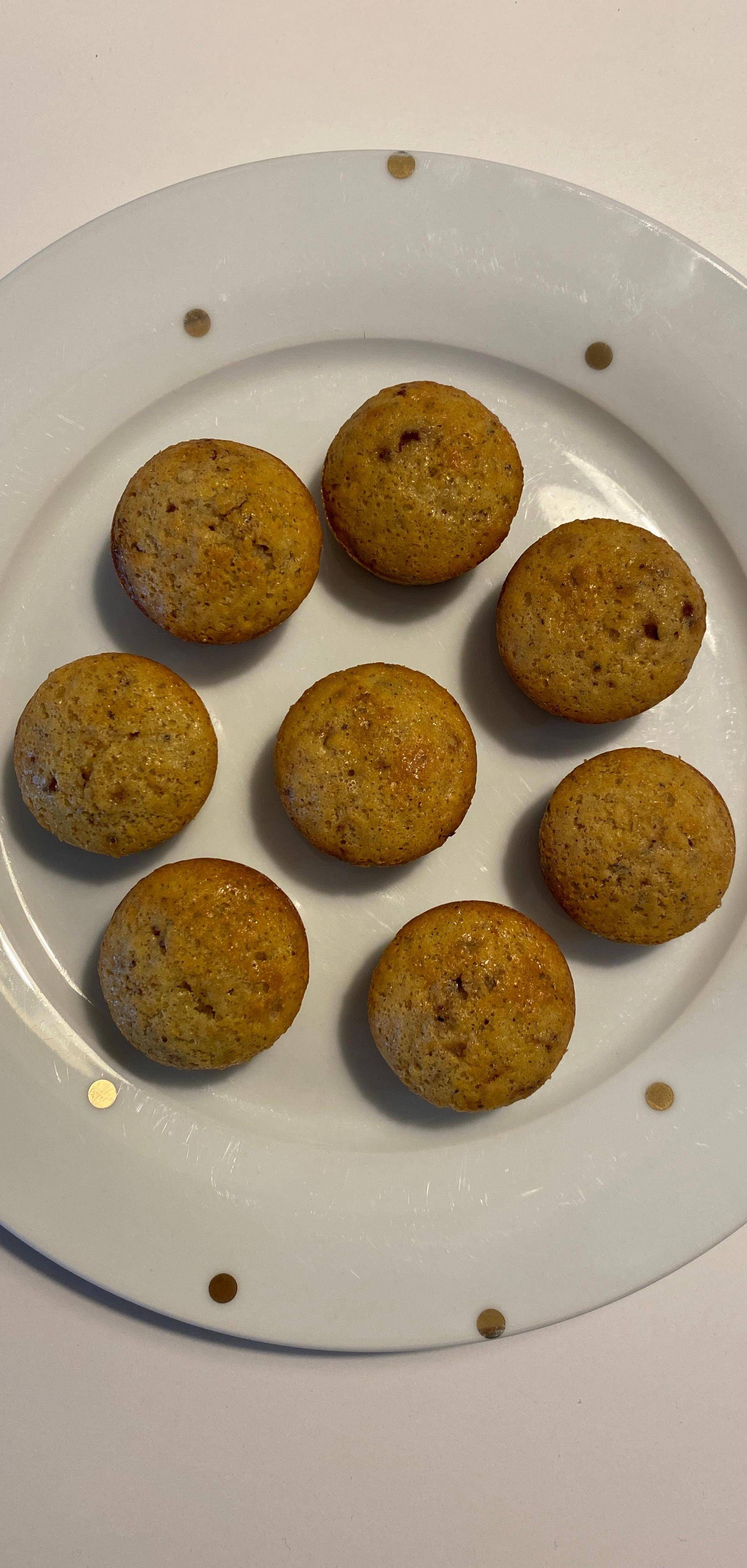 Minis cakes poires,roquefort et noisettes - Recette Cake Factory | Tefal