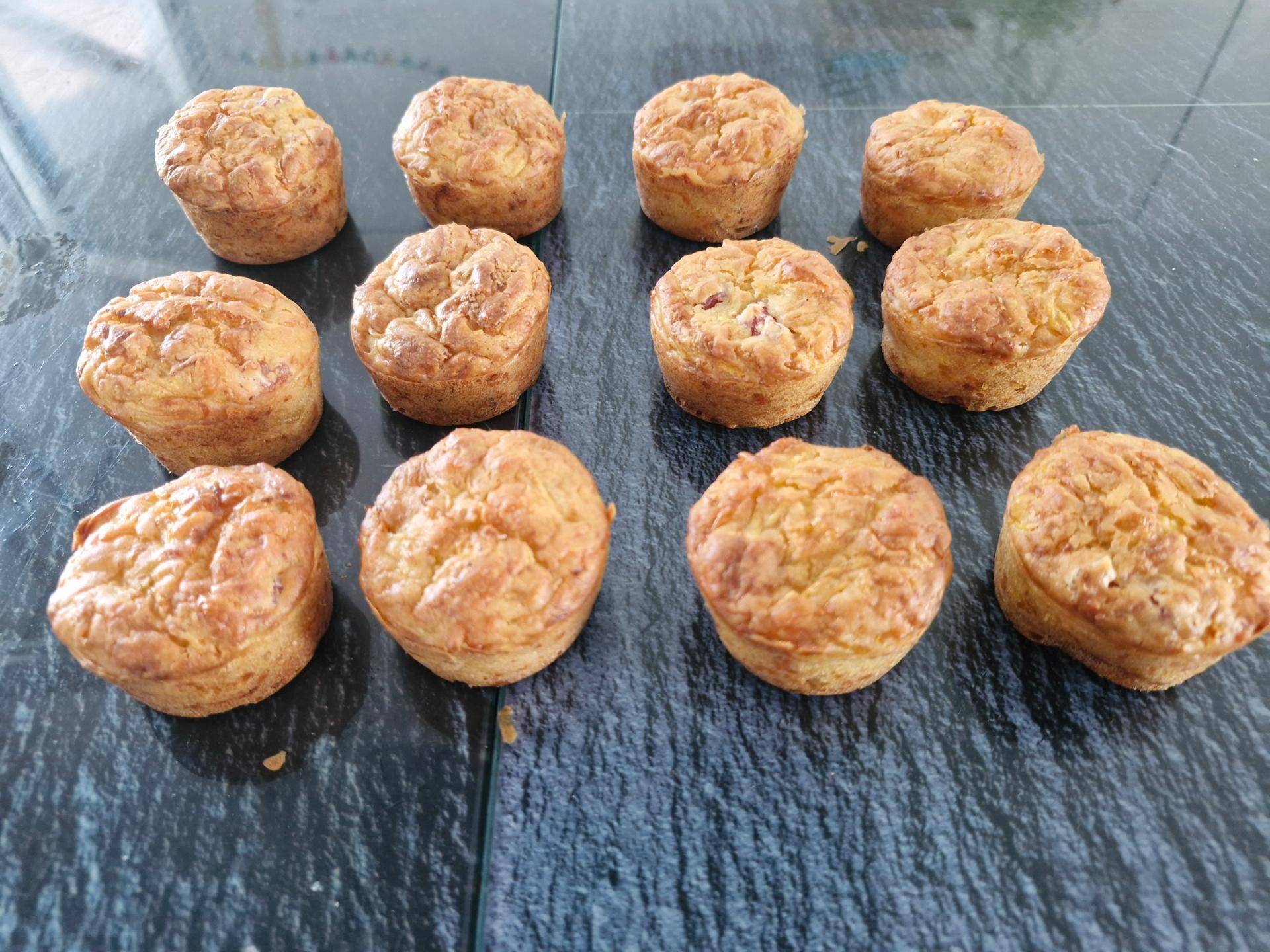 Mini muffins courgette jambon fromage - Recette Cake Factory Délices | Tefal