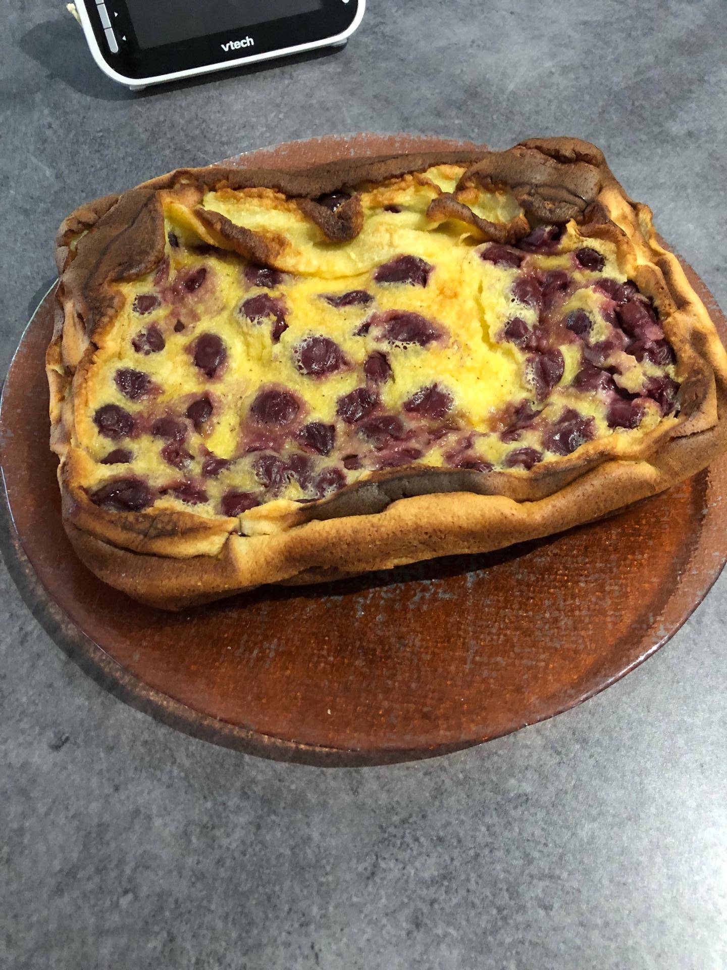 Clafoutis griotte et vanille - Recette Cake Factory | Tefal