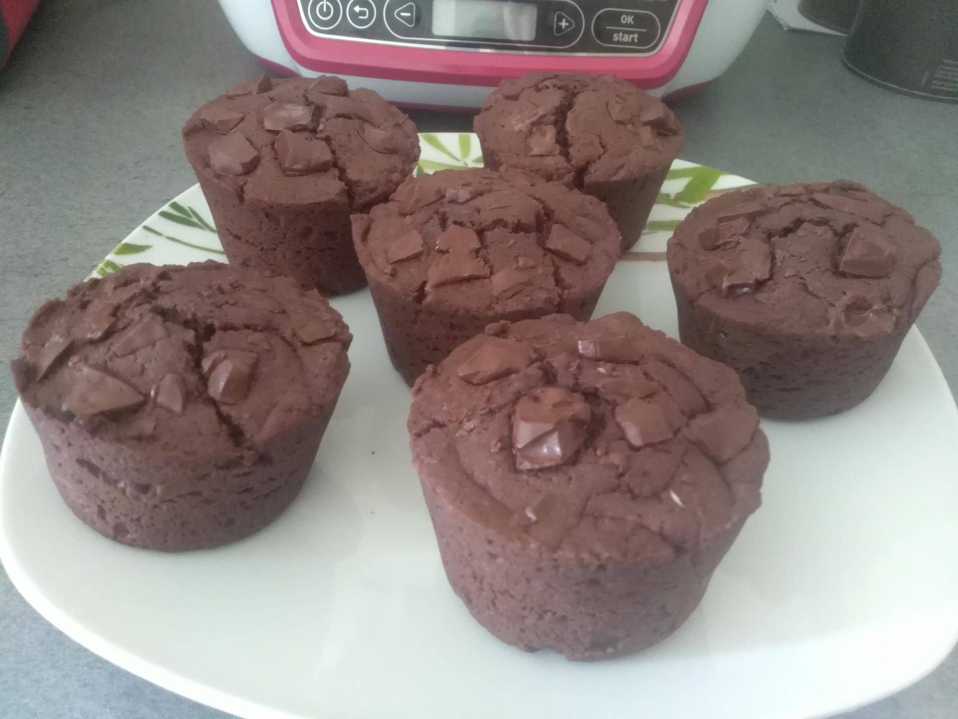 Muffins super chocolatés - Recette Cake Factory | Tefal