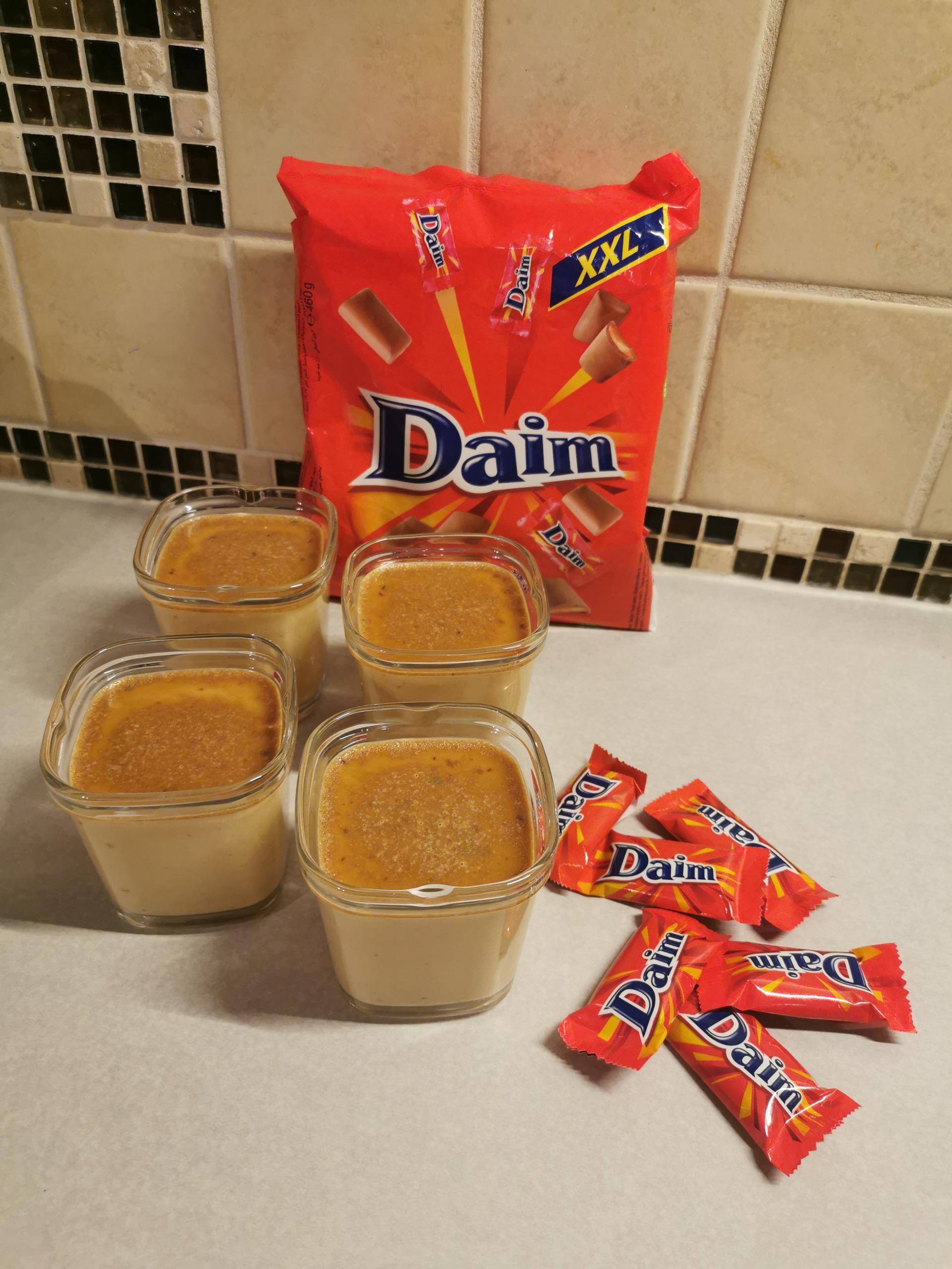 Crème dessert au bonbons daim - Recette Cake Factory Délices | Tefal