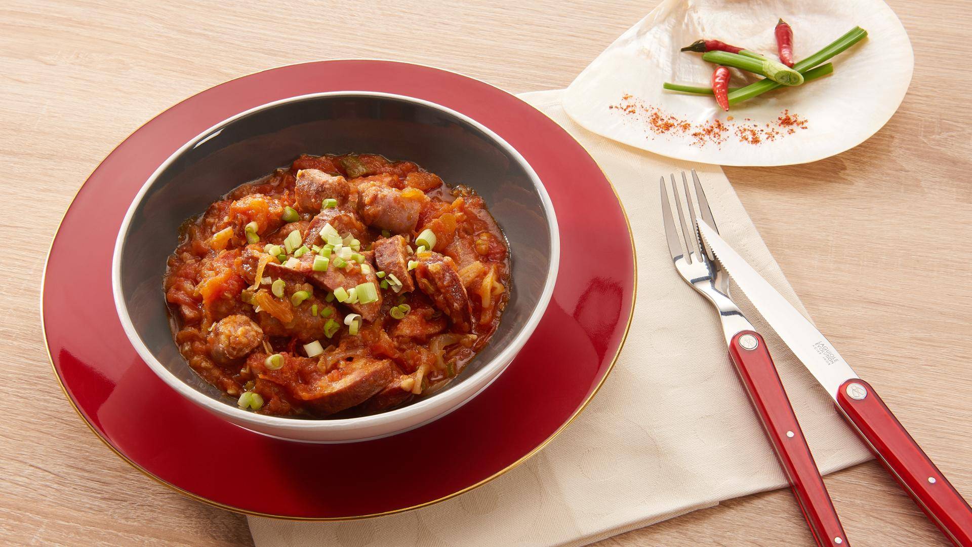 Rougail saucisses - Recette Poêles et Casseroles | Tefal