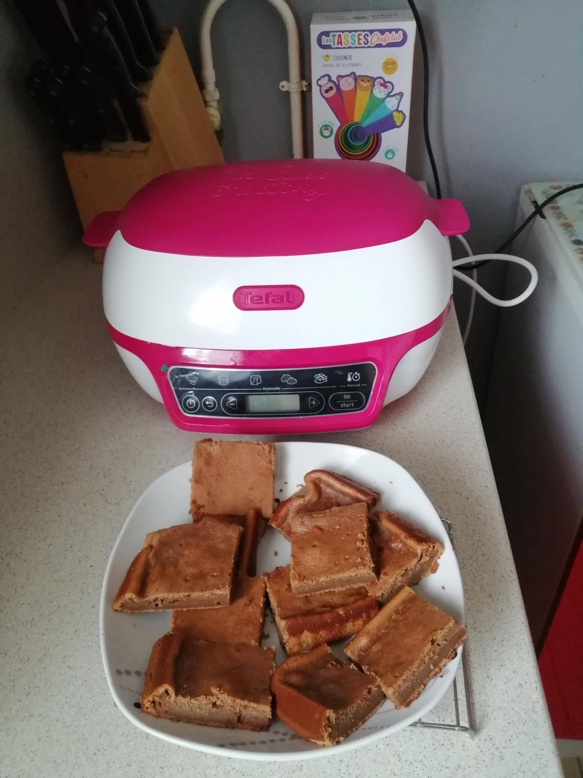 Brownie au fromage blanc et chocolat praliné - Recette Cake Factory | Tefal