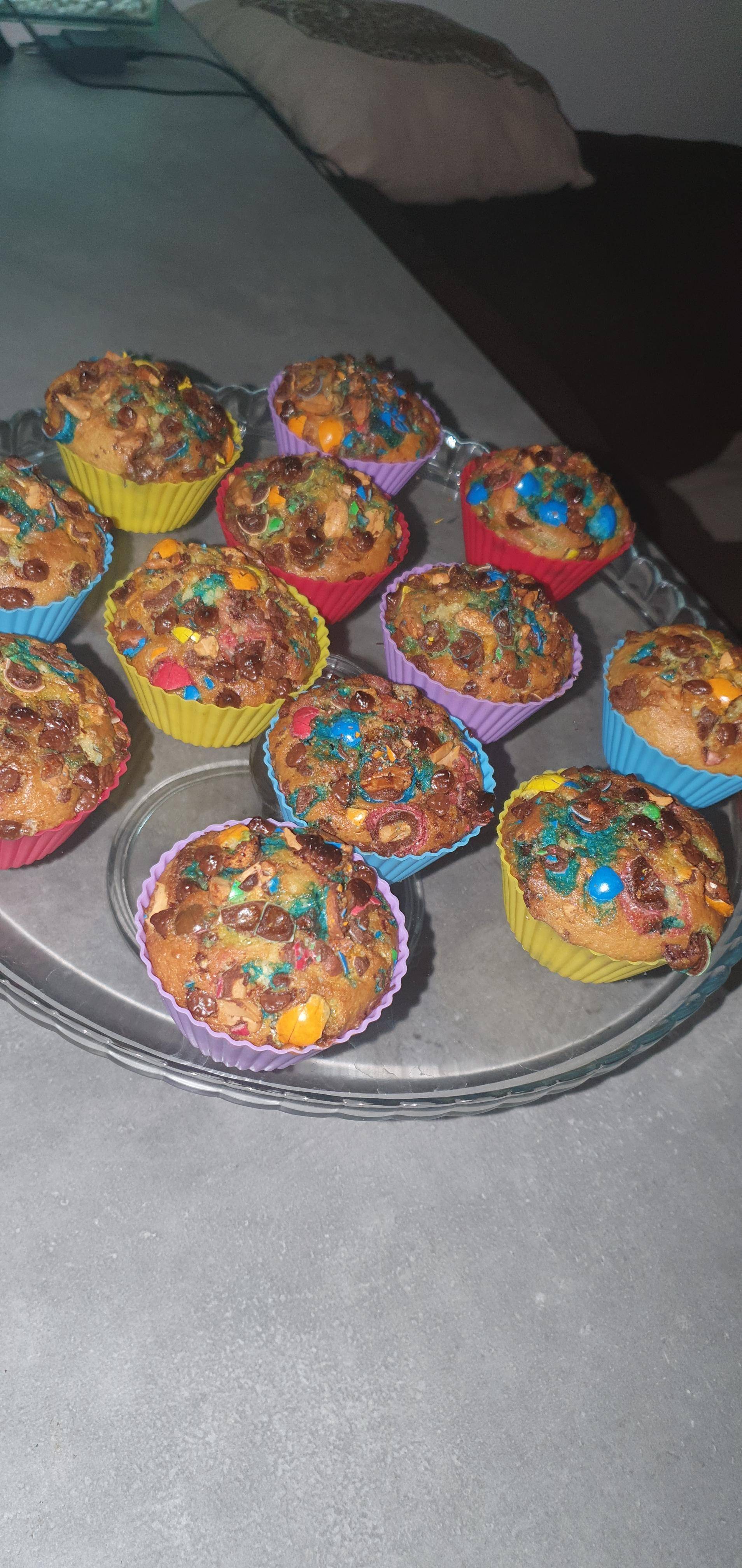 muffins M&M'S coeur Nutella - Recette Cake Factory | Tefal