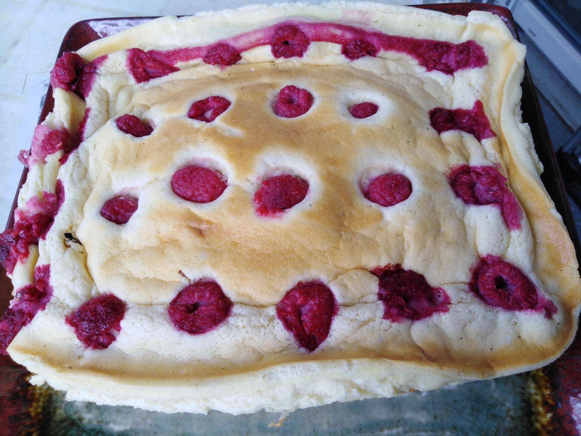 Gâteau au fromage blanc aux framboises - Recette Cake Factory | Tefal