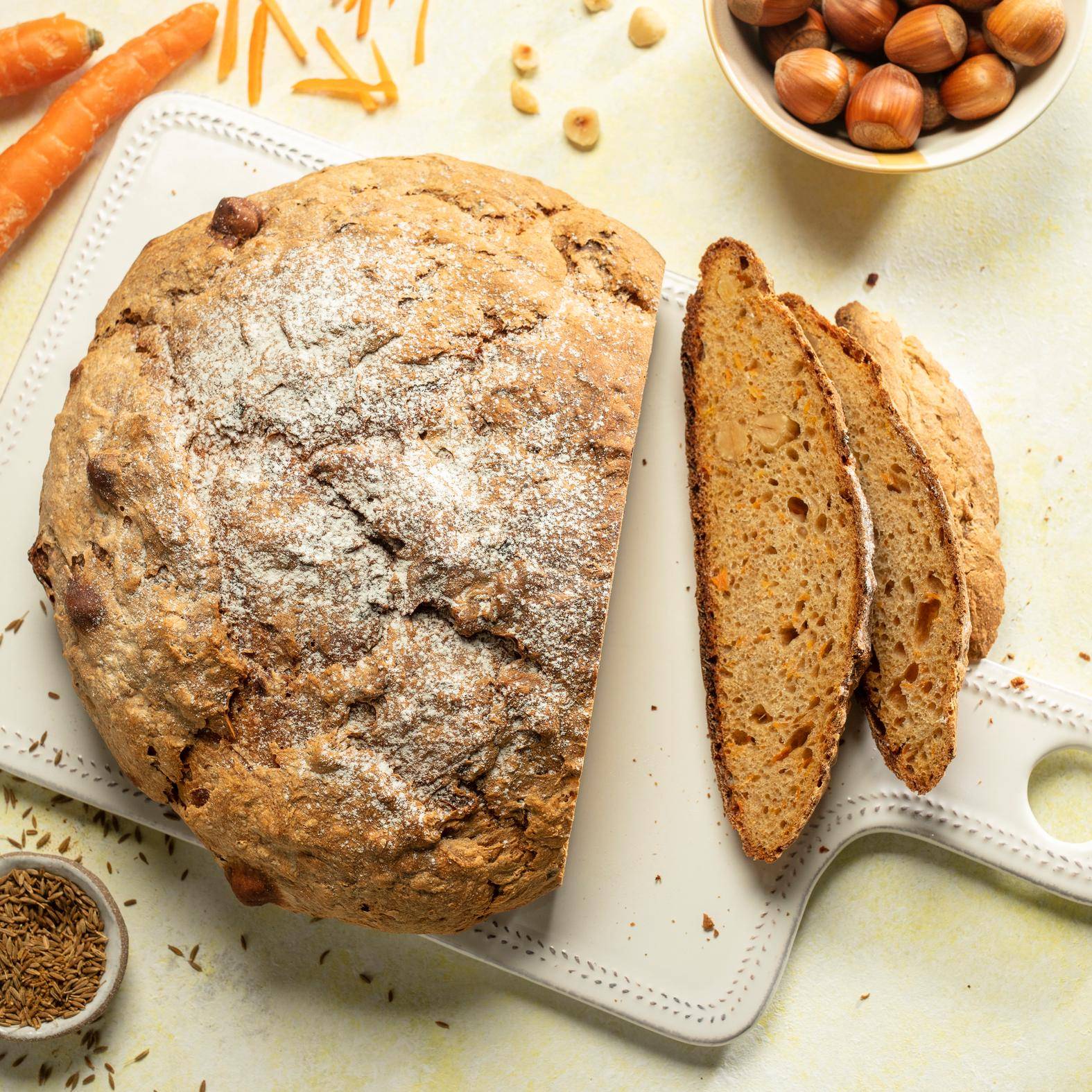 Pain aux carottes et aux noisettes - Recette Cake Factory Infinity | Tefal