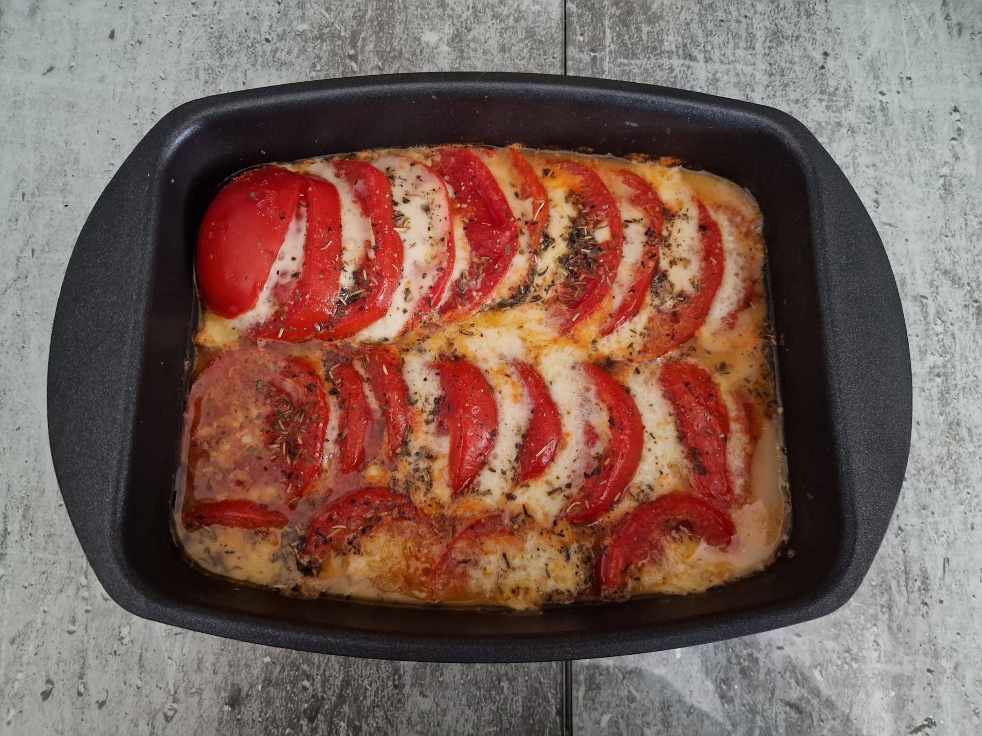 Tian de tomates et mozzarella - Recette Cake Factory Délices | Tefal