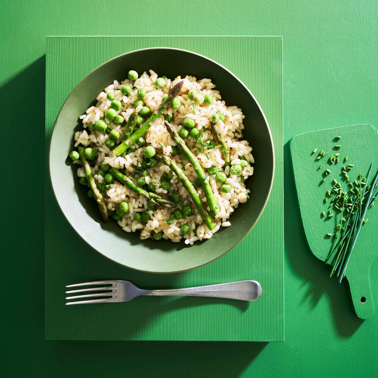 Risotto aux asperges et petits pois - Recette Poêles et Casseroles | Tefal