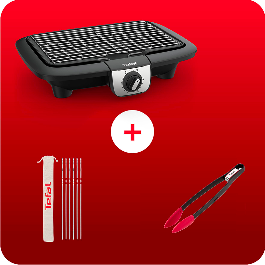 Pack Web - Barbecue Easy Grill 2en1 + kit brochettes + Pince