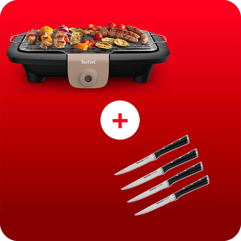 Pack Web - Barbecue Easy Grill + 4 couteaux à steak Ice Force