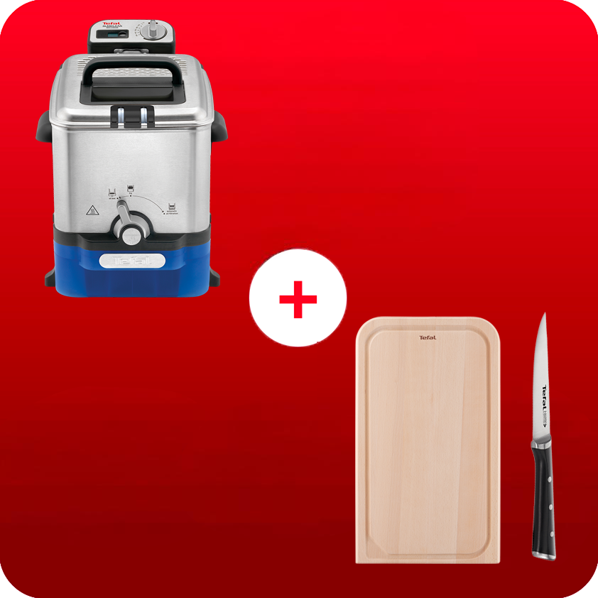 Pack Web - Friteuse + Planche à découper + Couteau Ice Force