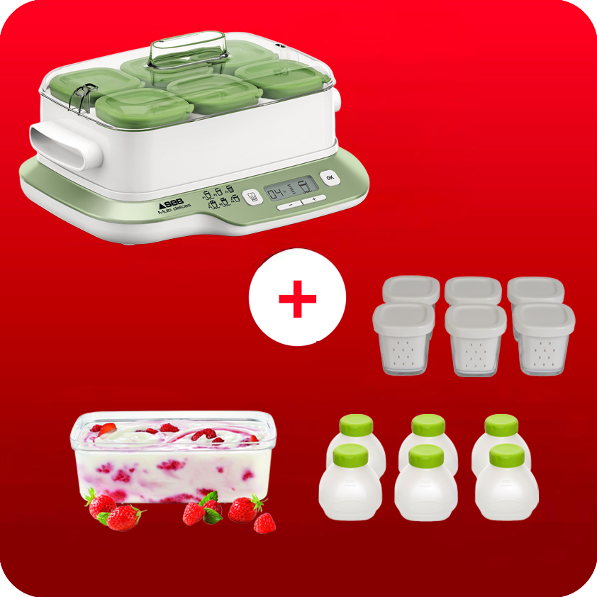 Pack Web - Yaourtiere 6 pots + 3 accessoires