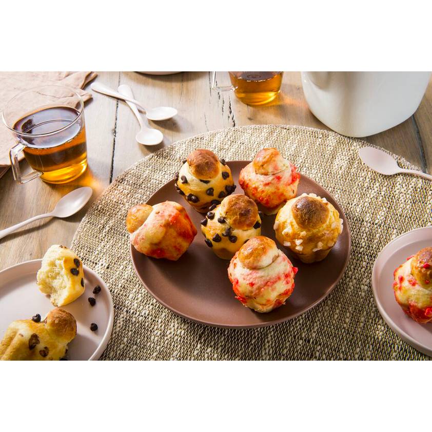 Pack web -  Lot de 18 moules CreaBake et son support 6 pièces