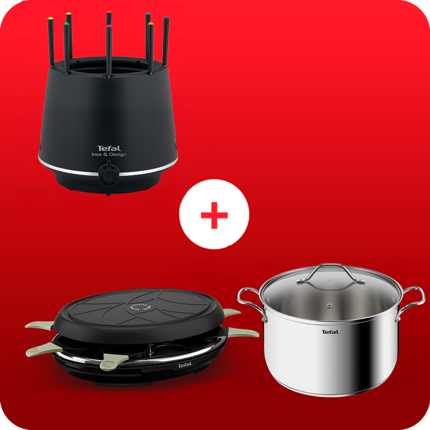 Pack web - Survivre à l'hiver (Appareil à raclette + appareil à fondue + faitout)