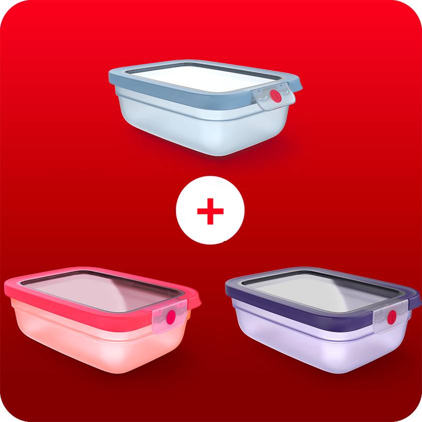 Pack Web - Lot de boîtes de conservation One Click