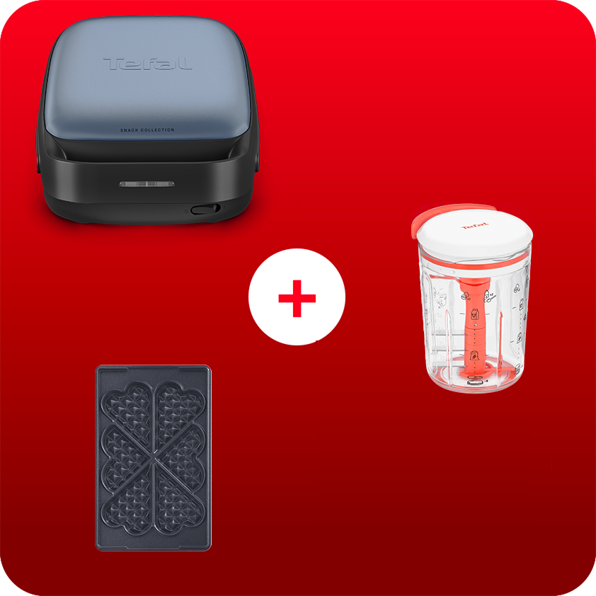 Pack web - Snack collection + crêpe express + plaque gauffre coeur