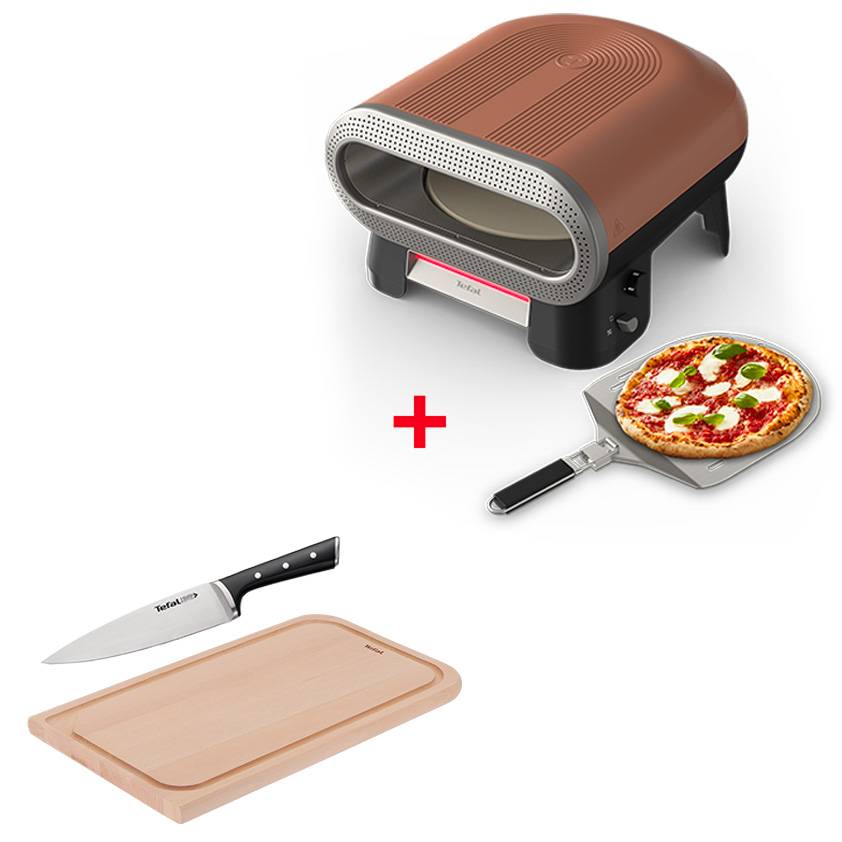 Pack web - Kit à pizza - Pizza Pronto, couteau et planche à découper