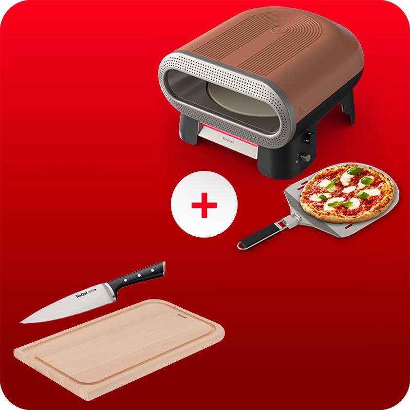 Pack web - Kit à pizza - Pizza Pronto, couteau et planche à découper