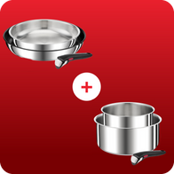 Set de 4 piese Tefal Ingenio Expertise, cratita 16/18/20 cm, maner Set de 4 piese Tefal Ingenio Expertise, cratita 16/18/20 cm, maner