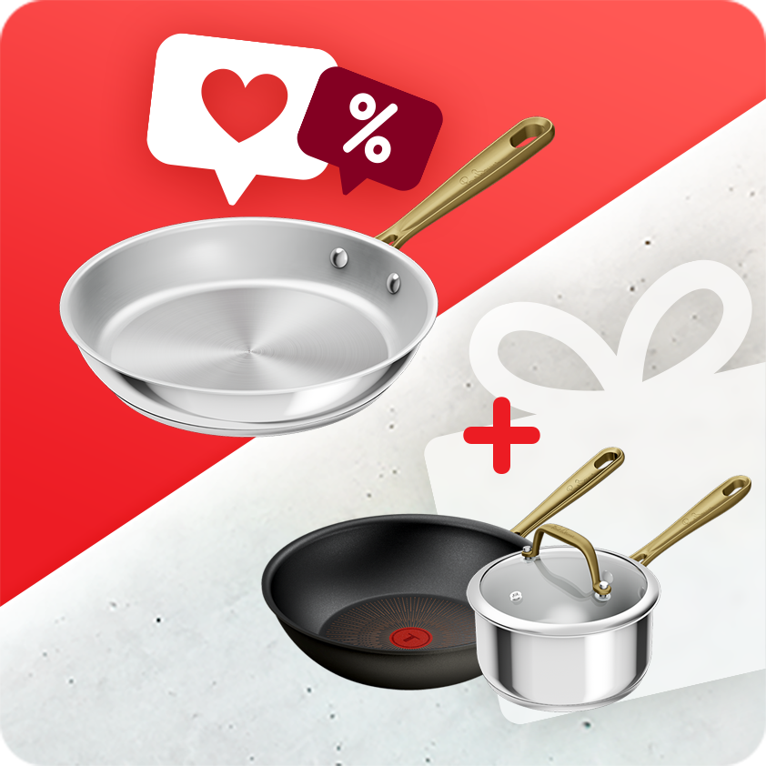 Pack web - Tefal x Bocuse - Poêle, casserole et wok multi-revêtement (tous feux)